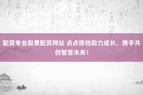 配资专业股票配资网站 点点搭档助力成长，携手共创智慧未来！