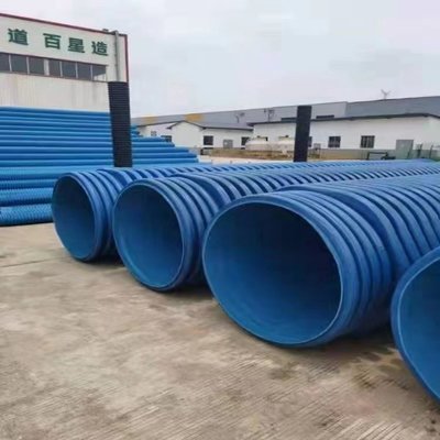 瑞皇管业 增强高密度HDPE-IWl六棱结构壁管 市政工程排水排污管